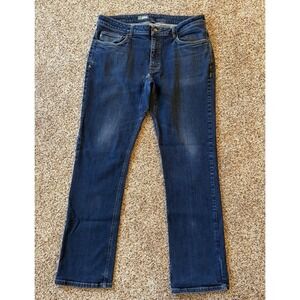 Stio Trade Jean 38Lx32 (Fits 37x32) Blue Straight Stretch Denim Cotton Spandex